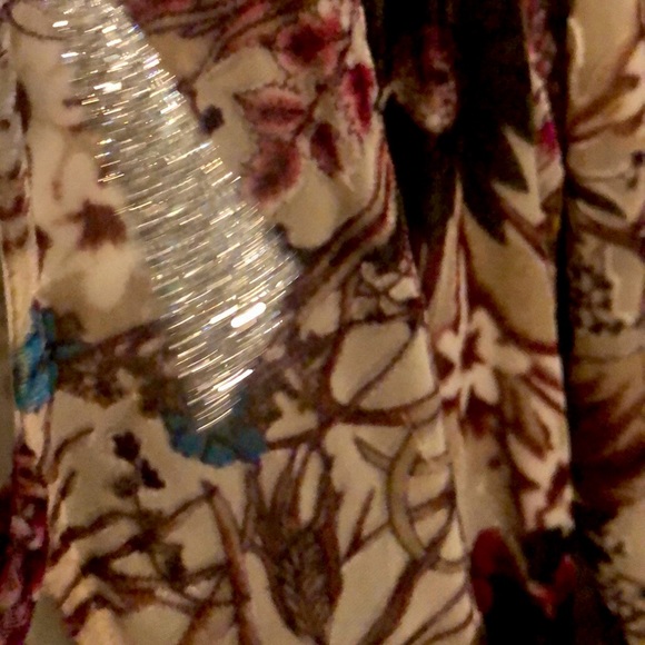 Velvet romper with partial see through fabric. - Picture 1 of 1